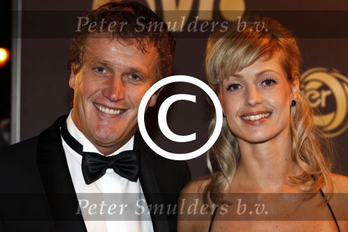 Amsterdam 21 oktober 2011
Uitreiking televizierring 2011 in carre. Alberto Stegeman met zijn nieuwe vriendin
Peter Smulders bv