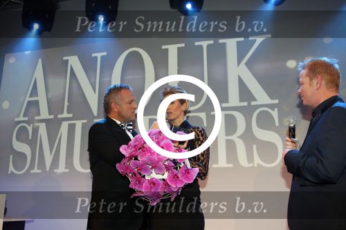 Amsterdam 24 november 2011
Uitreiking Beau monde awards in het Amstel hotel.Anouk Smulders met Gordon en John Lukken
Peter Smulders bv