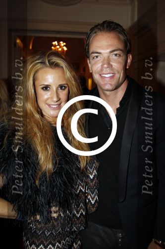 Amsterdam 24 november 2011
Uitreiking Beau monde awards in het Amstel hotel. Robert Doornbos en Chantal Bles
Peter Smulders bv