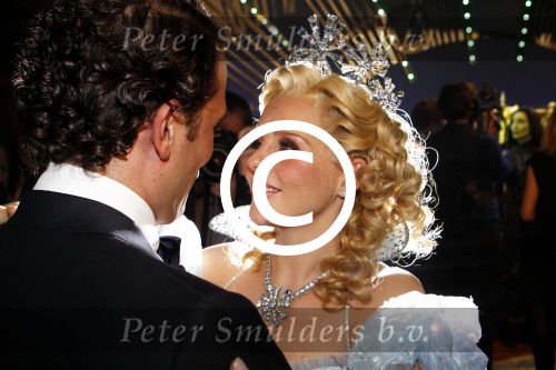 Scheveningen 6 november 2011
Premiere Wicked in het circustheater met in de hoofdrollen Chantal janzen Willemijn Verkaik  Jim Bakkum Bill v Dijk en div andere. Chantal met vriend Marco
Peter Smulders bv