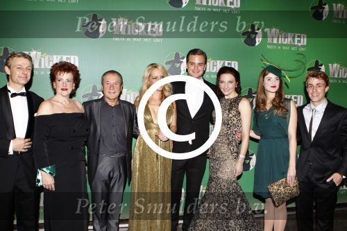 Scheveningen 6 november 2011
Premiere Wicked in het circustheater met in de hoofdrollen Chantal janzen Willemijn Verkaik  Jim Bakkum Bill v Dijk en div andere.
Peter Smulders bv