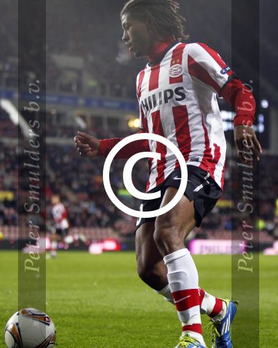 Eindhoven, 15 December 2011
PSV-Rapi Boekarest, eindstand 2-1
6e UEFA EuropaLeague wedstrijd
Georginio Wijnaldum
Foto Junior Smulders