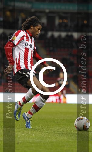 Eindhoven, 15 December 2011
PSV-Rapi Boekarest, eindstand 2-1
6e UEFA EuropaLeague wedstrijd
Georginio Wijnaldum
Foto Junior Smulders