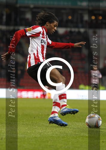 Eindhoven, 15 December 2011
PSV-Rapi Boekarest, eindstand 2-1
6e UEFA EuropaLeague wedstrijd
Georginio Wijnaldum
Foto Junior Smulders