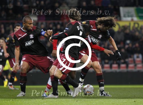 Eindhoven, 15 December 2011
PSV-Rapi Boekarest, eindstand 2-1
6e UEFA EuropaLeague wedstrijd
Georginio Wijnaldum
Foto Junior Smulders