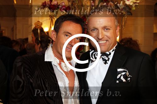 Amsterdam 24 november 2011
Uitreiking Beau monde awards in het Amstel hotel. Gordon en Gerard Joling
Peter Smulders bv
