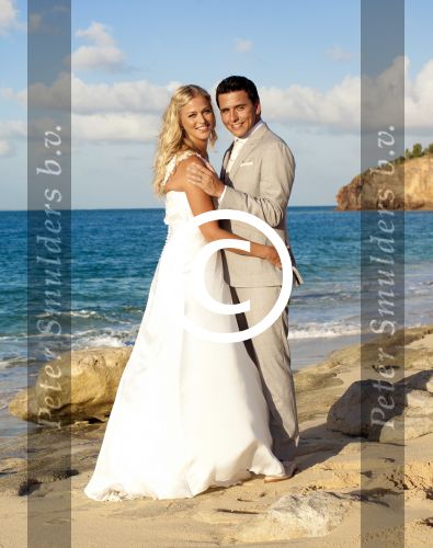 Sint Maarten 11 november 2011
Jan Smit en Liza trouwen op het strand Baie Rouge.
Peter Smulders bv