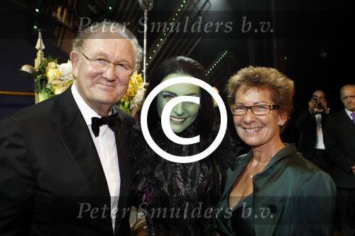 Scheveningen 6 november 2011
Premiere Wicked in het circustheater met in de hoofdrollen Chantal janzen Willemijn Verkaik  Jim Bakkum Bill v Dijk en div andere. Joop en Janine v d Ende
Peter Smulders bv