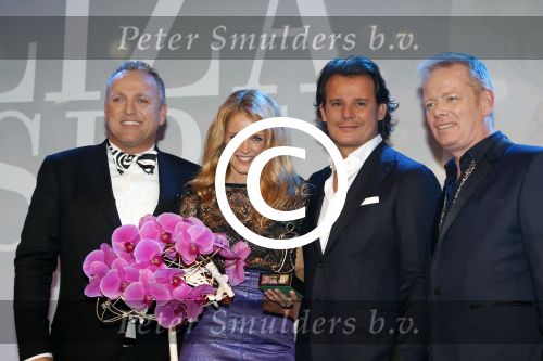 Amsterdam 24 november 2011
Uitreiking Beau monde awards in het Amstel hotel. Liza Sips met John Lukken Gordon en Leco v Zadelhoff
Peter Smulders bv
