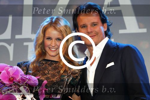 Amsterdam 24 november 2011
Uitreiking Beau monde awards in het Amstel hotel. Liza Sips met Leco v Zadelhoff
Peter Smulders bv