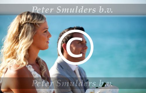 Sint Maarten 11 november 2011
Jan en Liza Smit trouwen op het strand met de naam baie Rouge
Peter Smulders bv
