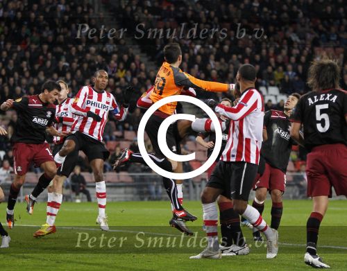 Eindhoven, 15 December 2011
PSV-Rapi Boekarest, eindstand 2-1
6e UEFA EuropaLeague wedstrijd
Marcelo
Foto Junior Smulders