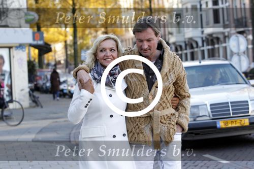 Amsterdam 28 november 2011
Mariska v Kolck met vriend Edgar Peer op straat.
Peter Smulders bv