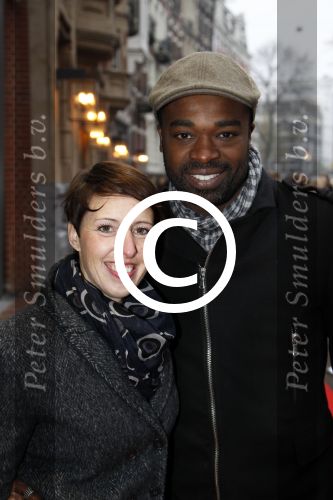 Amsterdam 20 november 2011
Premiere de eetclub in het nieuwe de la mar theater. Ramon Beuk met vrouw
Peter Smulders bv