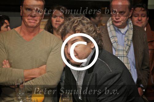 BAARN - In Restaurant Vuur is de perspresentatie gehouden van de nieuwe kerst cd genaamd Christmas Duets.  Met op de foto zanger Rene Froger. FOTO PETER SMULDERS BV