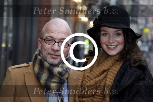 Amsterdam 20 november 2011
Premiere de eetclub in het nieuwe de la mar theater. Sophie Veldhuizen met partner
Peter Smulders bv
