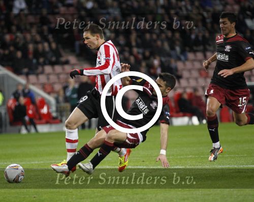 Eindhoven, 15 December 2011
PSV-Rapi Boekarest, eindstand 2-1
6e UEFA EuropaLeague wedstrijd
Foto Edwin Smulders