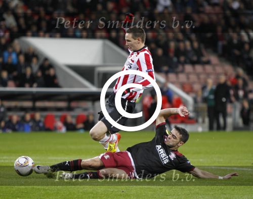 Eindhoven, 15 December 2011
PSV-Rapi Boekarest, eindstand 2-1
6e UEFA EuropaLeague wedstrijd
Tim Matavz
Foto Junior Smulders