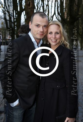 Den Bosch 25 november 2012
Premiere Annie in theater de parade. Alexandra Alphenaar met vriend
Peter Smulders bv