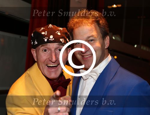 Hilversum, 6 December 2012
De Gouden Pepernoot uitreiking in het Gooiland theater
Ernst Bobbie en de Rest, Erik v Trommel (Ernst) en Gert-Jan v d Ende (Bobbie)
Foto Peter Smulders BV
