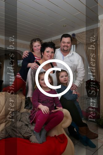 Tiel, 19 December 2012 Frans Duijts met zijn vrouw Marloes Duijts en hun \