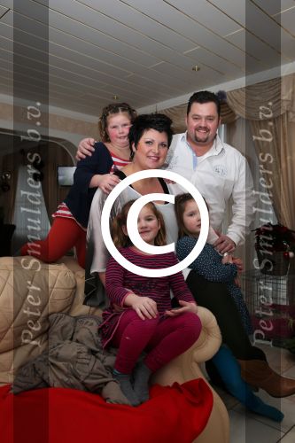 Tiel, 19 December 2012 Frans Duijts met zijn vrouw Marloes Duijts en hun \