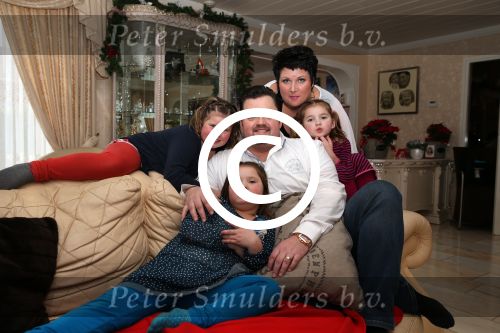 Tiel, 19 December 2012 Frans Duijts met zijn vrouw Marloes Duijts en hun \
