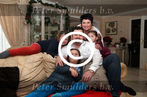 Tiel, 19 December 2012 Frans Duijts met zijn vrouw Marloes Duijts en hun \