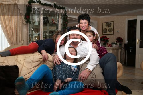 Tiel, 19 December 2012 Frans Duijts met zijn vrouw Marloes Duijts en hun \