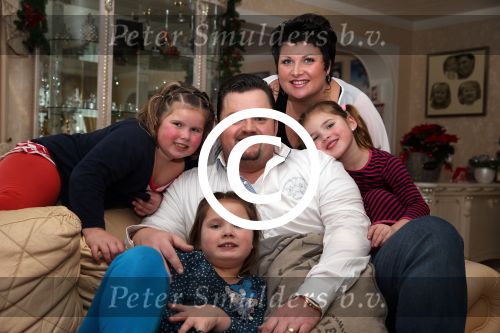 Tiel, 19 December 2012 Frans Duijts met zijn vrouw Marloes Duijts en hun \