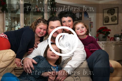 Tiel, 19 December 2012 Frans Duijts met zijn vrouw Marloes Duijts en hun \