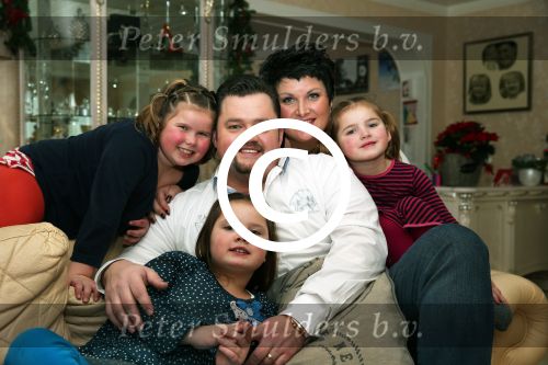 Tiel, 19 December 2012 Frans Duijts met zijn vrouw Marloes Duijts en hun \