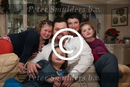 Tiel, 19 December 2012 Frans Duijts met zijn vrouw Marloes Duijts en hun \