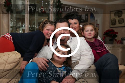 Tiel, 19 December 2012 Frans Duijts met zijn vrouw Marloes Duijts en hun \