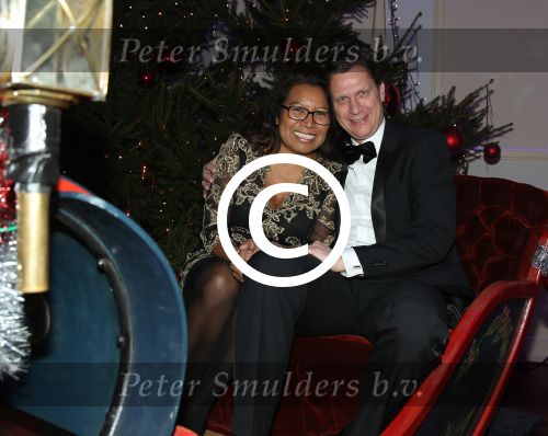 Hilversum, 16 December 2012
Justine Pelmelay met haar vriend Ronald v Driel
Foto Peter Smulders BV