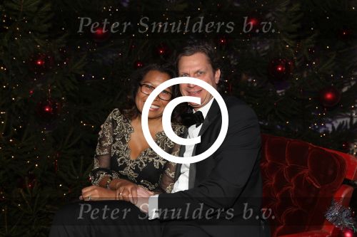 Hilversum, 16 December 2012
Justine Pelmelay met haar vriend Ronald v Driel
Foto Peter Smulders BV