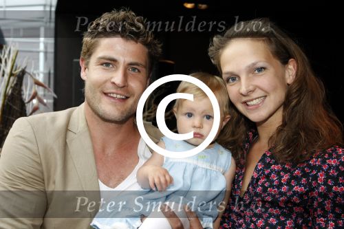 Amsterdam 12 juni 2009
Papa van het jaar verkiezing 
Koert-Jan de Bruijn met zijn vriendin Charlotte en dochter.
