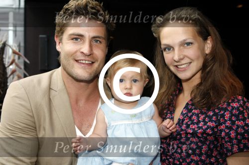 Amsterdam 12 juni 2009
Papa van het jaar verkiezing 
Koert-Jan de Bruijn met zijn vriendin Charlotte en dochter.