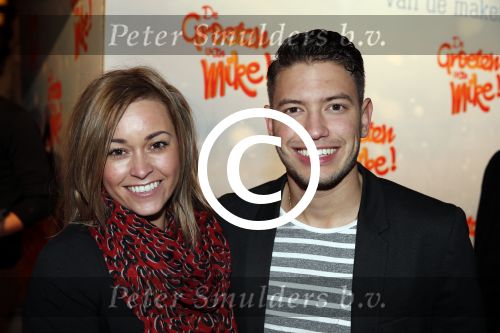 Amsterdam 9 december 2012
Premiere groeten van Mike in Tuschinski. Rolf Sanchez met vriendin Ingrid Janssen
Peter Smulders bv