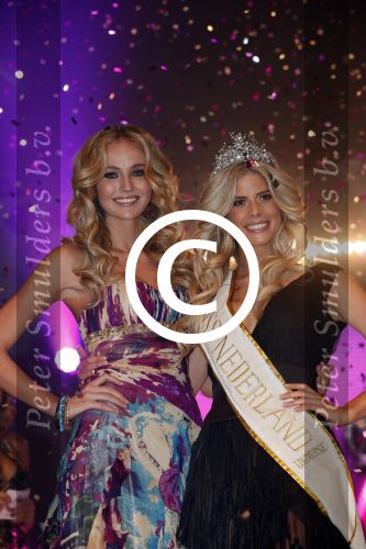 Bunnik 10 december 2012
Miss Nederland verkiezing gepresenteerd door Yolanthe Sneijder Cabau en Kim Kotter. Miss Noord Holland en Miss Nederland Stephanie Tency met oud Miss nEderland Kelly Weekers
Peter Smulders bv