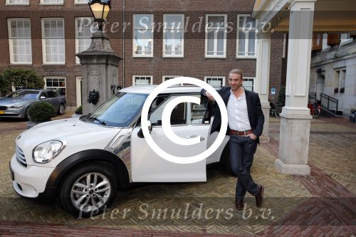 Amsterdam 29 november 2012
Gift suite in het the Grand hotel. Tom Sebastian met zijn mini countryman
Peter Smulders bv