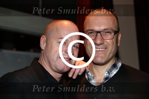 Hilversum, 6 December 2012
De Gouden Pepernoot uitreiking in het Gooiland theater
Tony Neef met partner Ben
Foto Peter Smulders BV