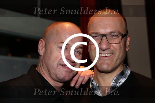 Hilversum, 6 December 2012
De Gouden Pepernoot uitreiking in het Gooiland theater
Tony Neef met partner Ben
Foto Peter Smulders BV