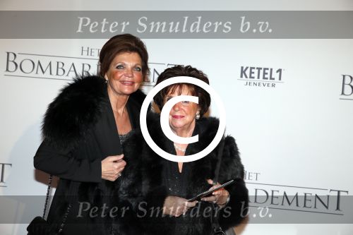 Rotterdam 18 december 2012
Premiere het Bombardement in het nieuwe Luxor. Toos v d Valk met dochter
Peter Smulders bv