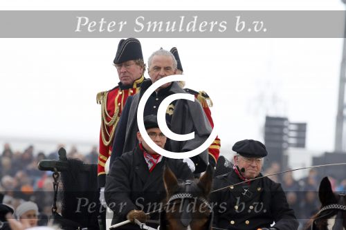 Scheveningen 30 november 2013
Huub Stapel speelt Koning Wilhelm tijdens 200 jaar koninkrijk