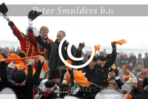 Scheveningen 30 november 2013
Huub Stapel speelt Koning Wilhelm tijdens 200 jaar koninkrijk