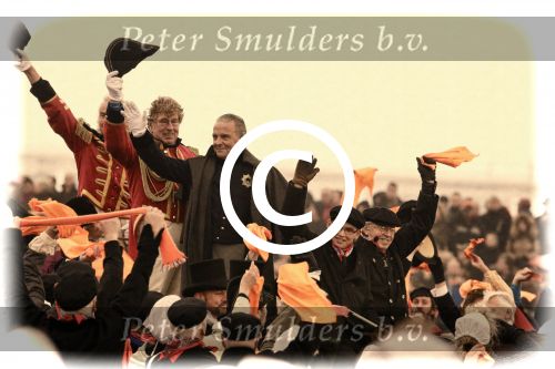 Scheveningen 30 november 2013
Huub Stapel speelt Koning Wilhelm tijdens 200 jaar koninkrijk