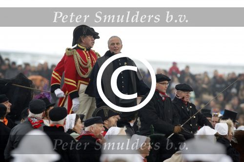 Scheveningen 30 november 2013
Huub Stapel speelt Koning Wilhelm tijdens 200 jaar koninkrijk