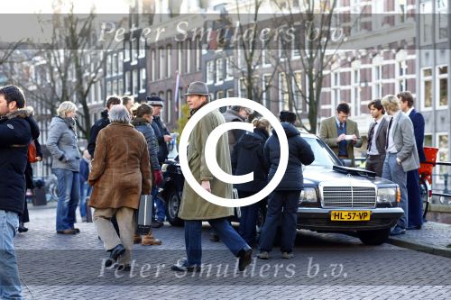Amsterdam 25 november 2013
Opnames van de film kidnap of Freddy Heineken in Amsterdam met de acteurs
Ryan Kwanten Jim Sturgess Mark v Eeuwen en Sam Worthington. jan Heeren