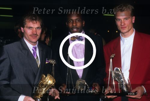 Jan Wouters, Stanly Menzo en Dennis Bergkamp